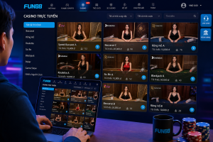 Người chơi đang lựa chọn nhiều bàn Casino Live