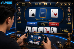 Người chơi đang tham gia game Pull Pull